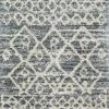 Loloi Quincy Power Loomed Graphite / Beige Rug Shag Rugs