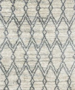 Shag Rugs Loloi Quincy Power Loomed Sand / Graphite Rug