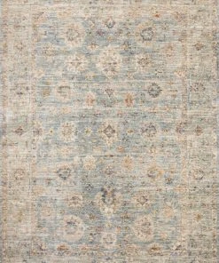 Loloi Revere Power Loomed Light Blue / Multi Rug RUGS