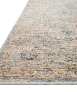Loloi Revere Power Loomed Light Blue / Multi Rug RUGS