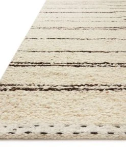 Loloi Roman Hand Woven Natural / Charcoal Rug RUGS