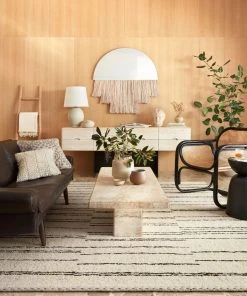 Loloi Roman Hand Woven Natural / Charcoal Rug RUGS