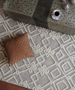 Uttermost Sieano Gray-Ivory Rug RUGS