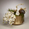 DECOR T&C Floral Company Drapped Orchids In Embellished Container