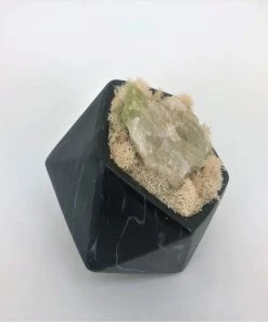 DECOR T&C Floral Company Black Marble Like Pentagon