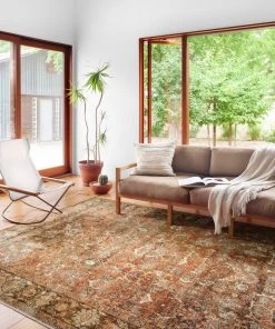 RUGS Loloi Sebastian Power Loomed Rust / Tobacco Rug