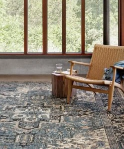 Loloi Sebastian Power Loomed Ocean / Midnight Rug RUGS