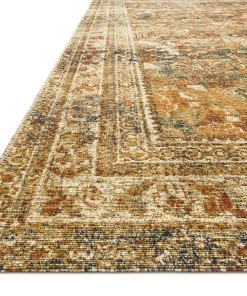 Loloi Sebastian Power Loomed Lagoon / Spice Rug RUGS