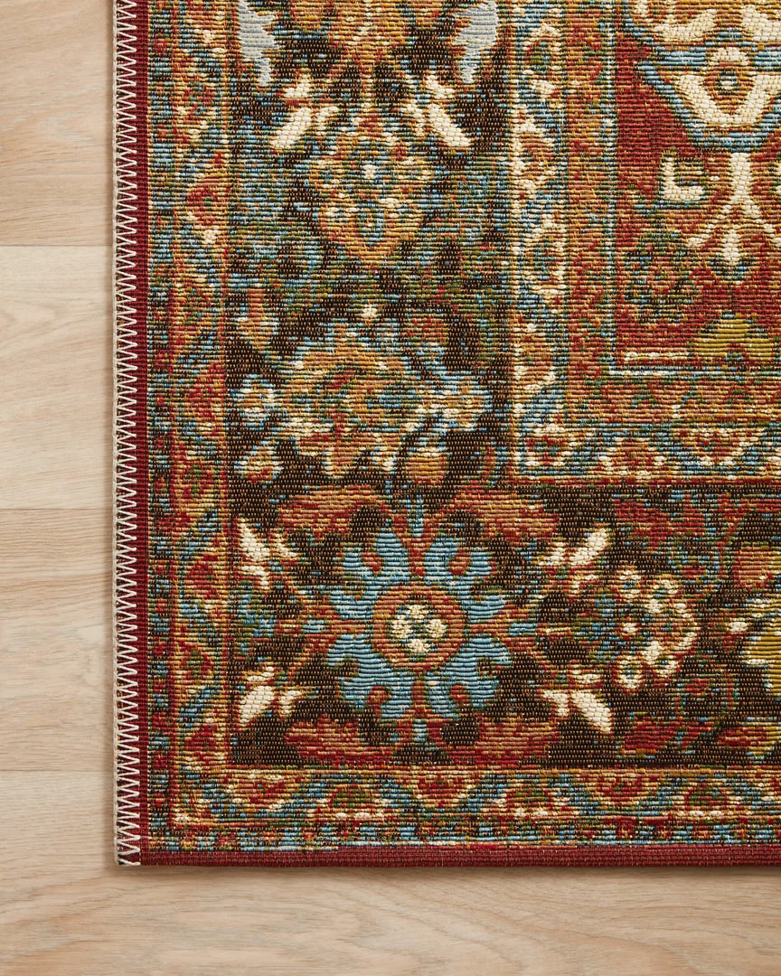 Loloi Sebastian Power Loomed Red / Multi Rug 6 Loloi Sebastian Power Loomed Red / Multi Rug