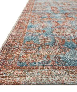 Loloi Sebastian Power Loomed Ocean / Spice Rug RUGS 7 Loloi Sebastian Power Loomed Ocean / Spice Rug RUGS