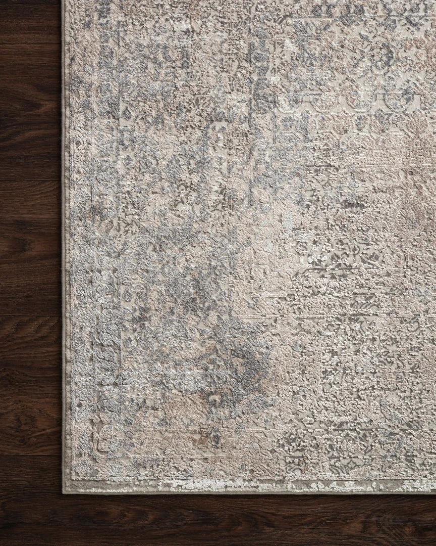 Loloi Sienne Power Loomed Ivory / Pebble Rug RUGS 8 Loloi Sienne Power Loomed Ivory / Pebble Rug RUGS