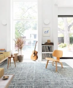 Loloi Simone Hooked Blue Rug RUGS