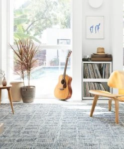 Loloi Simone Hooked Blue Rug RUGS