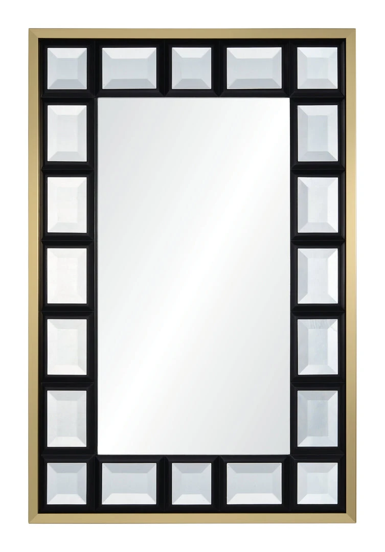 DECOR Suzanne Kasler For Mirror Home Satin Brass & Satin Black Mirror 3 DECOR Suzanne Kasler For Mirror Home Satin Brass & Satin Black Mirror