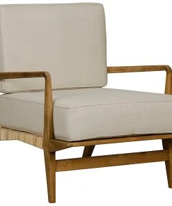 Noir QS Allister Teak And Rattan Chair