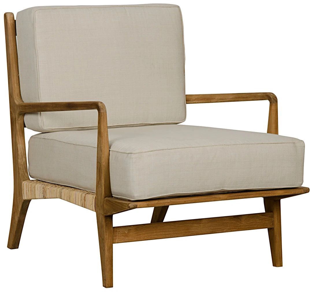 Noir QS Allister Teak And Rattan Chair 3 Noir QS Allister Teak And Rattan Chair