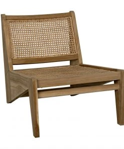 LIVING ROOM Noir Udine Chair With Caning, Teak