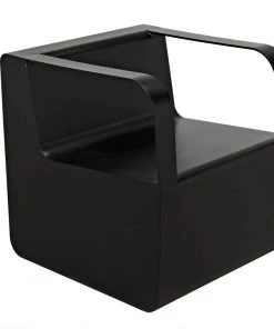 Noir Nico Chair, Black Metal LIVING ROOM 15 Noir Nico Chair, Black Metal LIVING ROOM