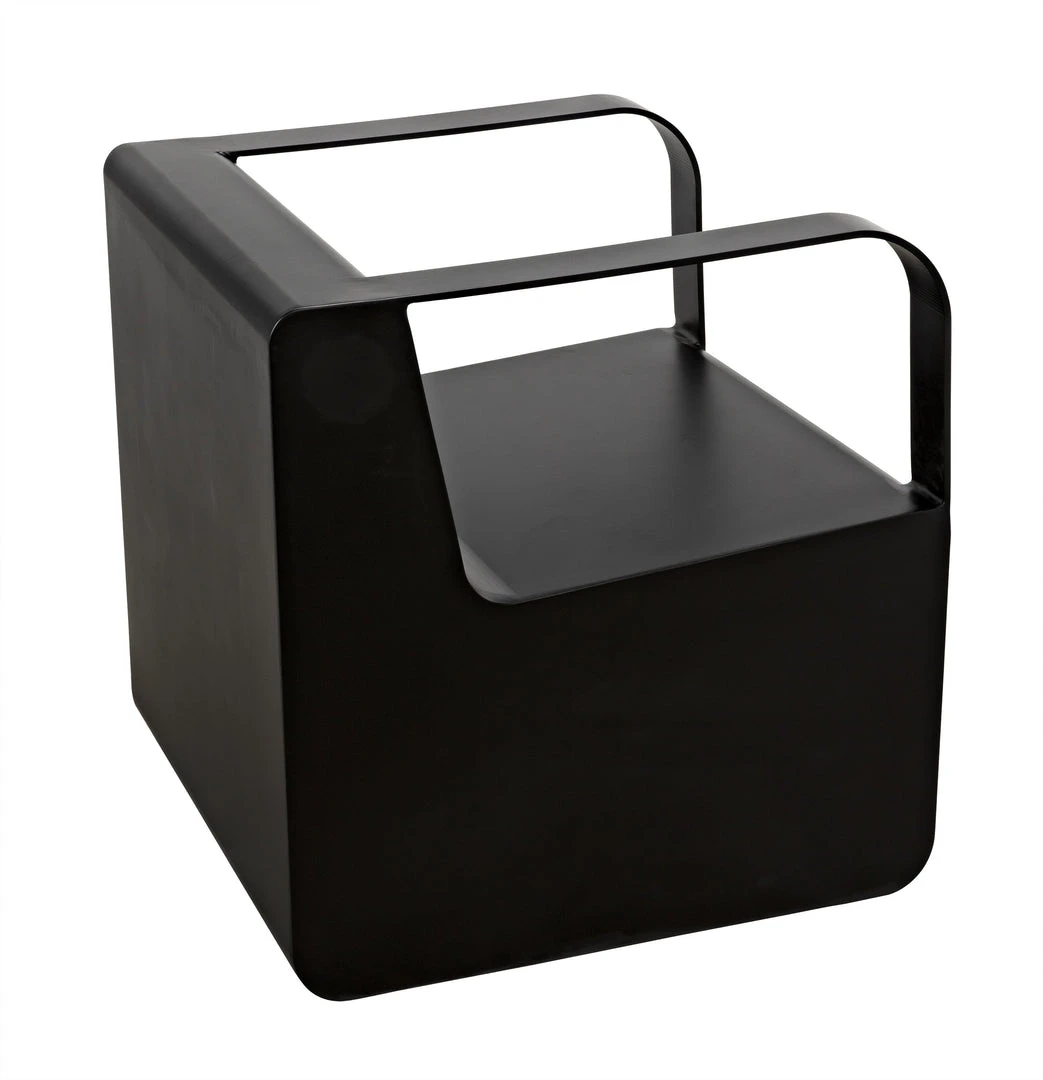 Noir Nico Chair, Black Metal LIVING ROOM 8 Noir Nico Chair, Black Metal LIVING ROOM