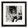 DECOR Worlds Away Shopping At Tiffany's Sq - Black Lacquer Frame