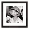 DECOR Worlds Away Sophia Loren - Black Lacquer Frame
