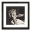 Worlds Away Marilyn Monroe Lounging - Black Lacquer Frame DECOR