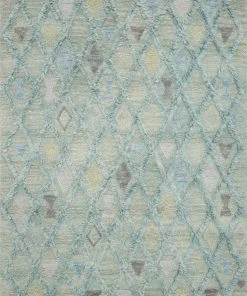 Justina Blakeney X Loloi Symbology Hand Tufted Seafoam / Sky Rug