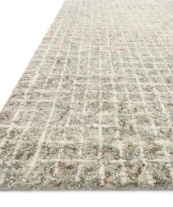 Loloi Tatum Hooked Grey / Blush Rug