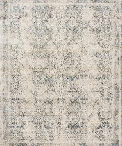 Loloi Theia Power Loomed Natural / Ocean Rug RUGS