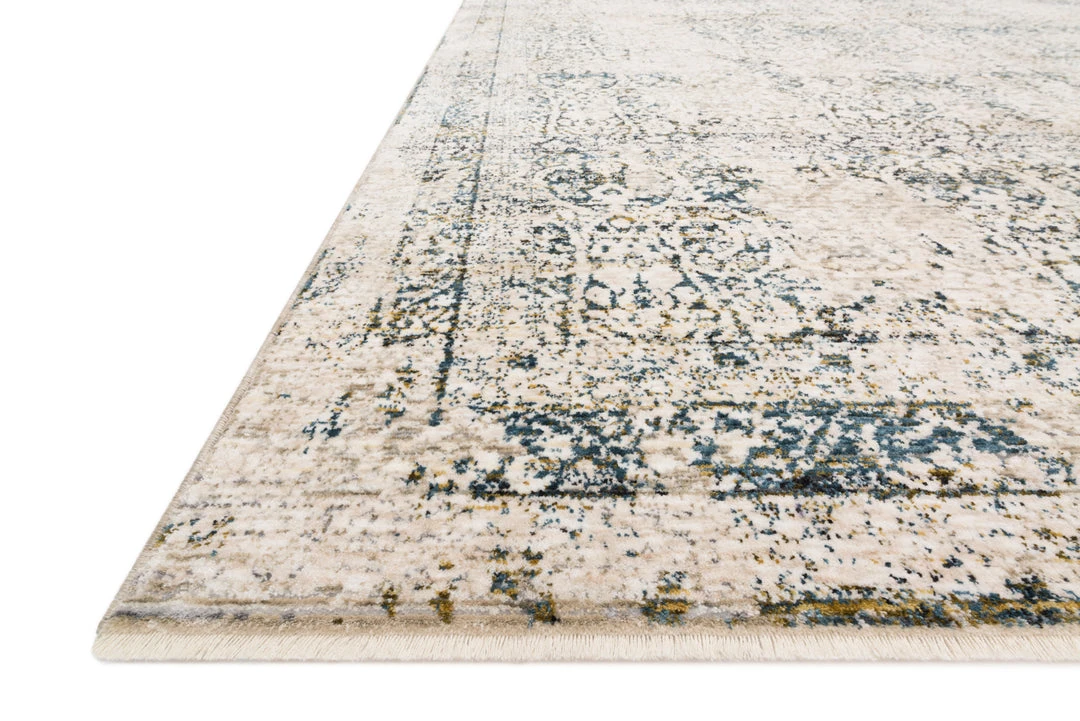 Loloi Theia Power Loomed Natural / Ocean Rug RUGS 4 Loloi Theia Power Loomed Natural / Ocean Rug RUGS
