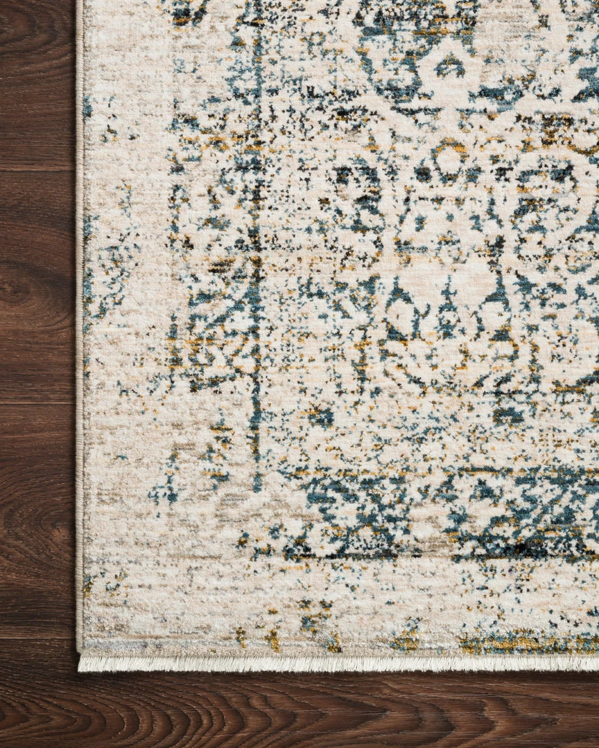 Loloi Theia Power Loomed Natural / Ocean Rug RUGS 6 Loloi Theia Power Loomed Natural / Ocean Rug RUGS