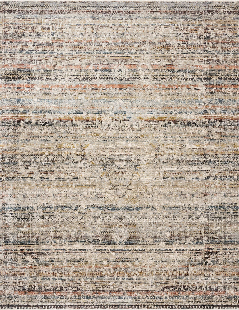 RUGS Loloi Theia Power Loomed Taupe / Multi Rug 3 RUGS Loloi Theia Power Loomed Taupe / Multi Rug