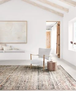 RUGS Loloi Theia Power Loomed Taupe / Multi Rug