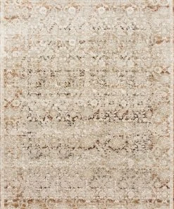 Loloi Theia Power Loomed Natural / Rust Rug RUGS