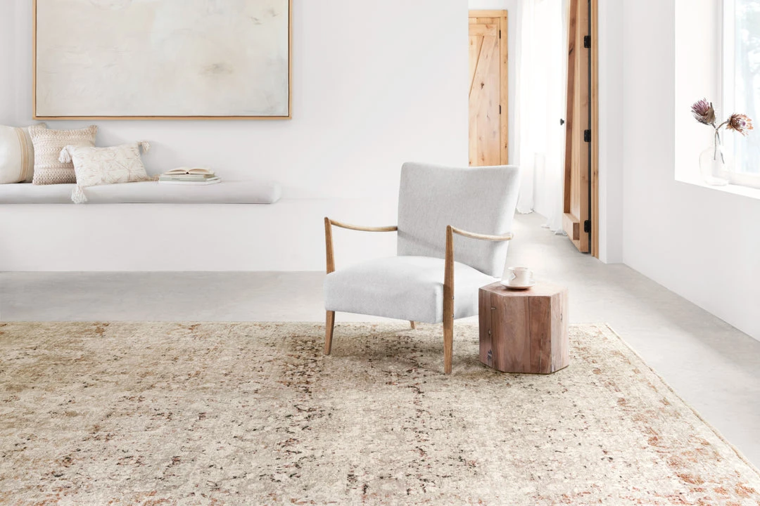 Loloi Theia Power Loomed Natural / Rust Rug RUGS 5 Loloi Theia Power Loomed Natural / Rust Rug RUGS