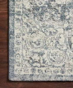 RUGS Loloi Theory Power Loomed Ivory / Blue Rug
