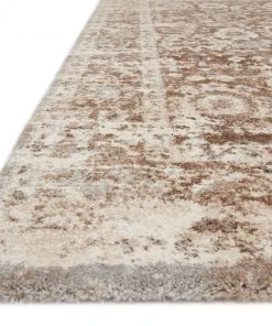Loloi Theory Power Loomed Mocha / Natural Rug RUGS