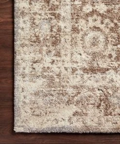 Loloi Theory Power Loomed Mocha / Natural Rug RUGS
