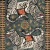 Justina Blakeney X Loloi Tigress Hooked Teal / Grey Rug