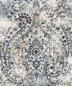 RUGS Loloi Torrance Power Loomed Ivory / Indigo Rug