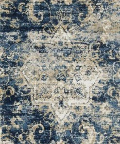 RUGS Loloi Torrance Power Loomed Navy / Ivory Rug