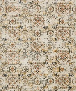 Loloi Torrance Power Loomed Ivory / Taupe Rug RUGS
