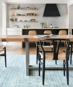 Loloi Urbana Hand Loomed Aqua Rug