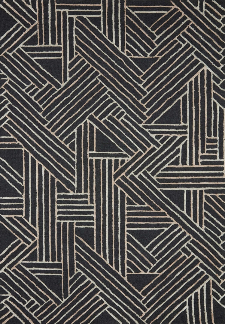 Loloi Verve Hand Tufted Charcoal / Neutral Rug RUGS 3 Loloi Verve Hand Tufted Charcoal / Neutral Rug RUGS