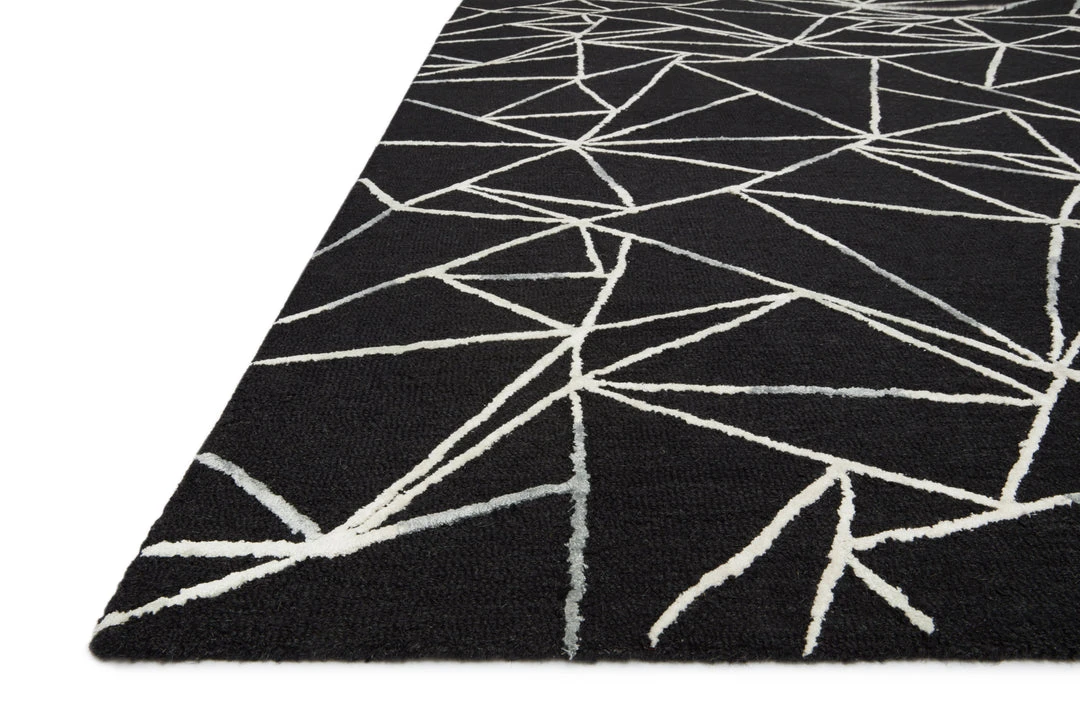 Loloi Verve Hand Tufted Black / Ivory Rug RUGS 4 Loloi Verve Hand Tufted Black / Ivory Rug RUGS
