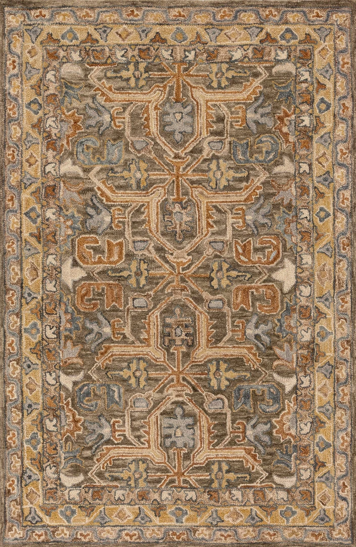 RUGS Loloi Victoria Hooked Walnut / Multi Rug 3 RUGS Loloi Victoria Hooked Walnut / Multi Rug