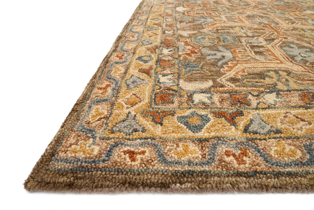 RUGS Loloi Victoria Hooked Walnut / Multi Rug 4 RUGS Loloi Victoria Hooked Walnut / Multi Rug