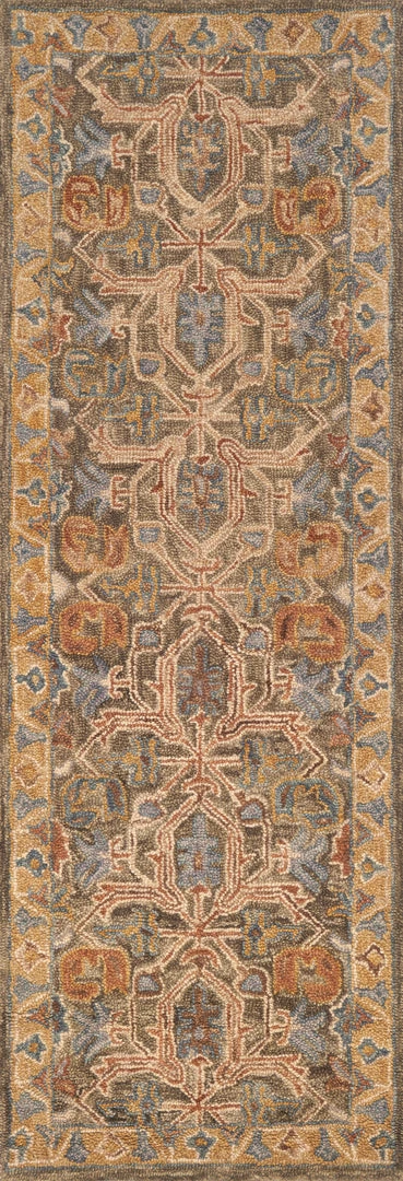 RUGS Loloi Victoria Hooked Walnut / Multi Rug 5 RUGS Loloi Victoria Hooked Walnut / Multi Rug