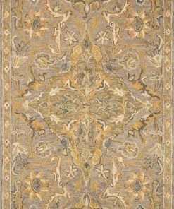 Loloi Victoria Hooked Grey / Multi Rug RUGS