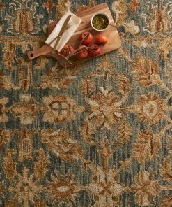 Loloi Victoria Hooked Slate / Slate Rug